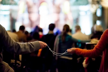 Pilier : le Rosaire perpétuel
